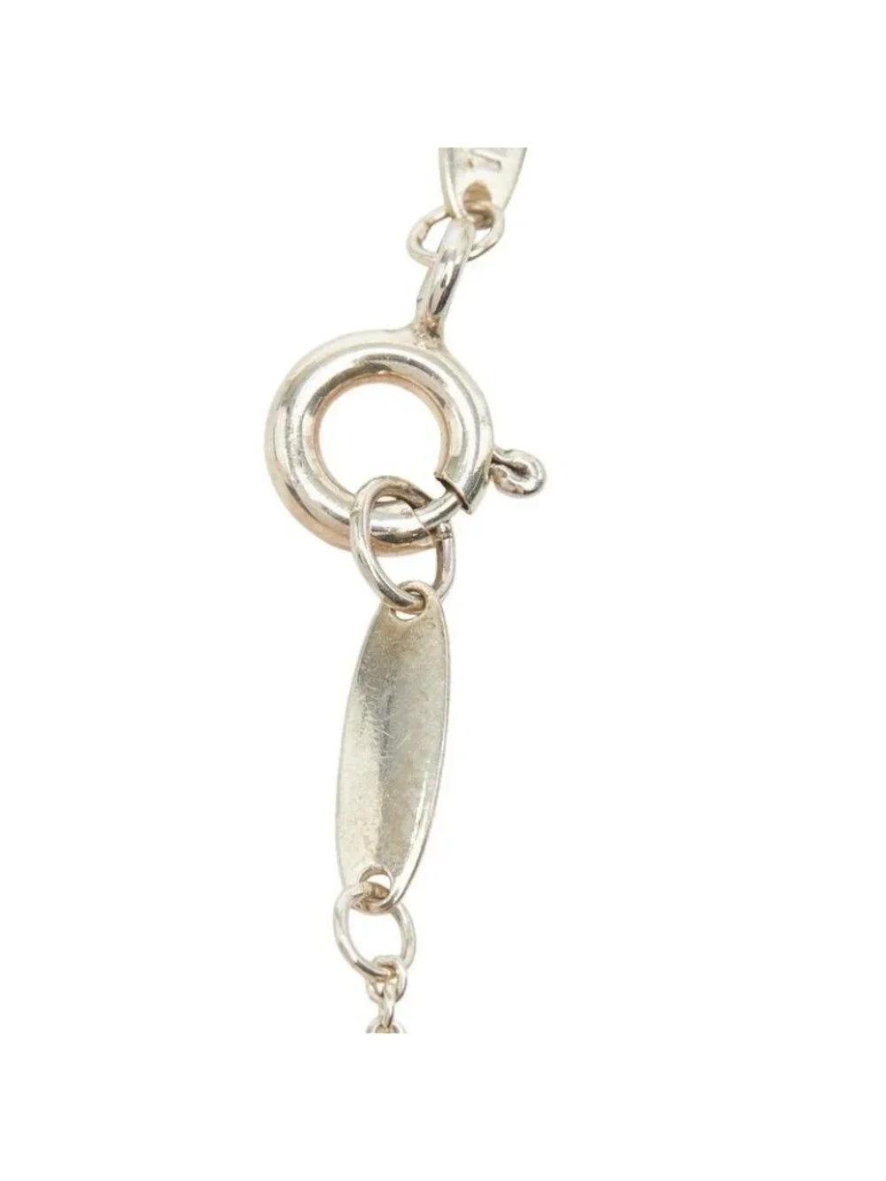 Tiffany & Co Elsa Peretti Small Cross Chain Pendant 925 Sterling Silver